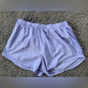nike purple athletic short